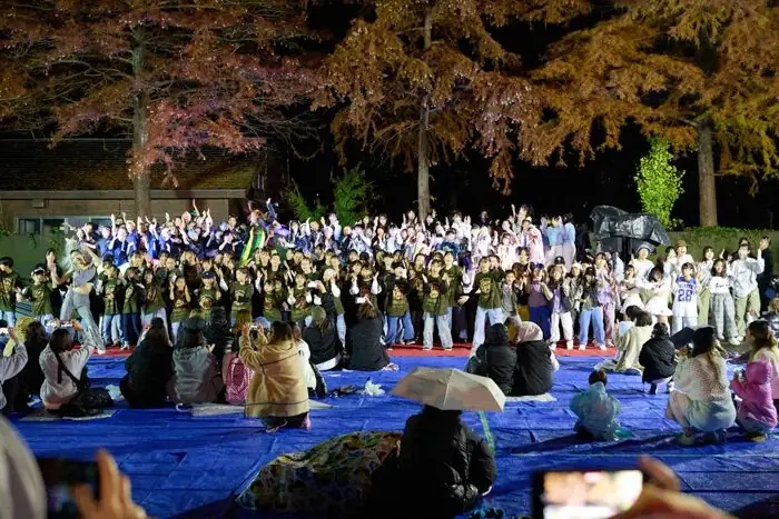 秋川流域花火大会の様子